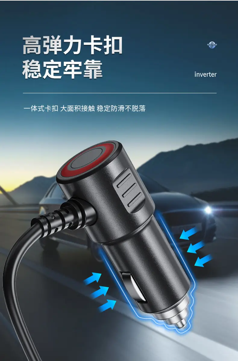 Car USB Charger with Voltage Display QC3.0 PD30W — feature 12