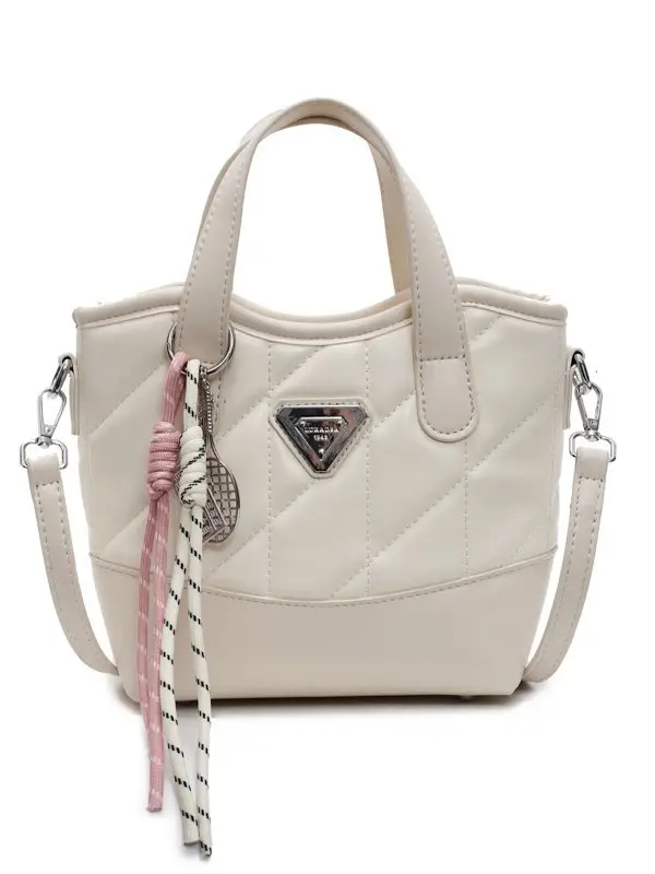 Women Rhombic Crossbody Bag Black Beige 2025 Fashion - Image 13
