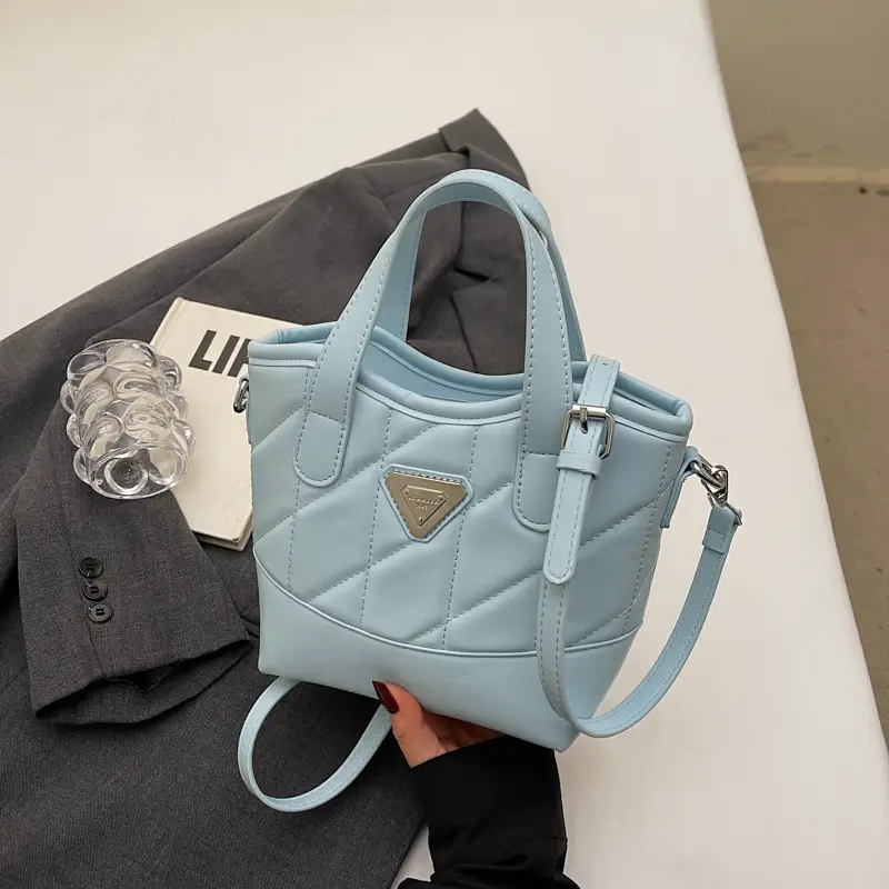 Women Rhombic Crossbody Bag Black Beige 2025 Fashion - Image 6