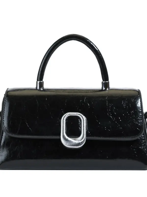 Beige Textured Square Handbag for Women 2026