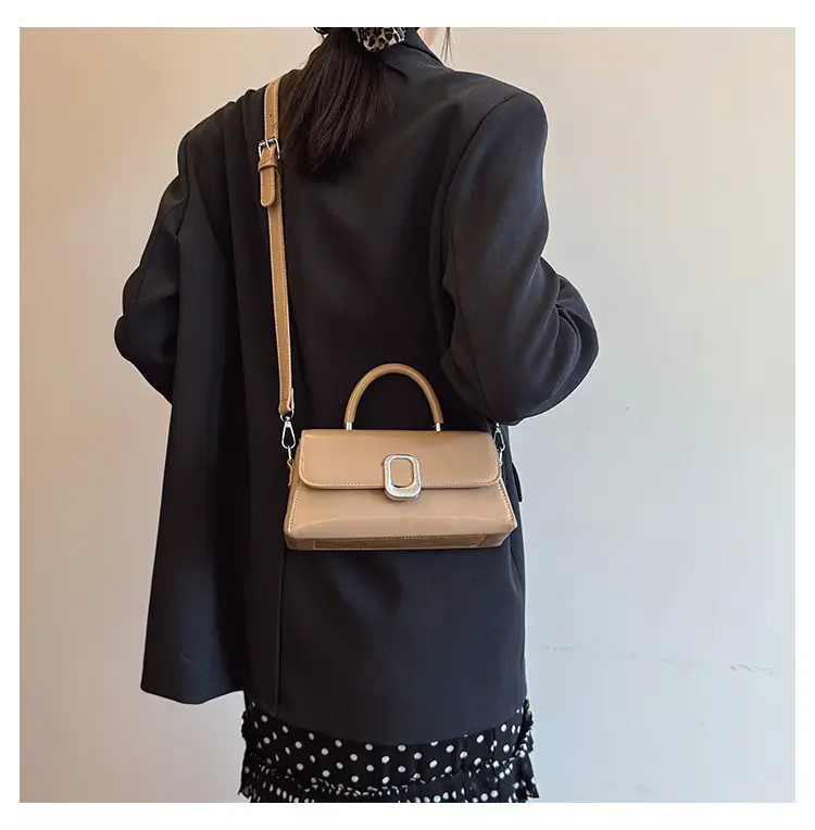 Beige Textured Square Handbag for Women 2026 — feature 21