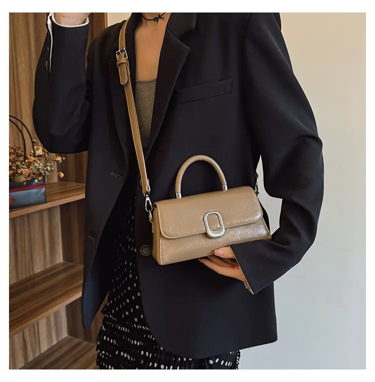 Beige Textured Square Handbag for Women 2026 — feature 22