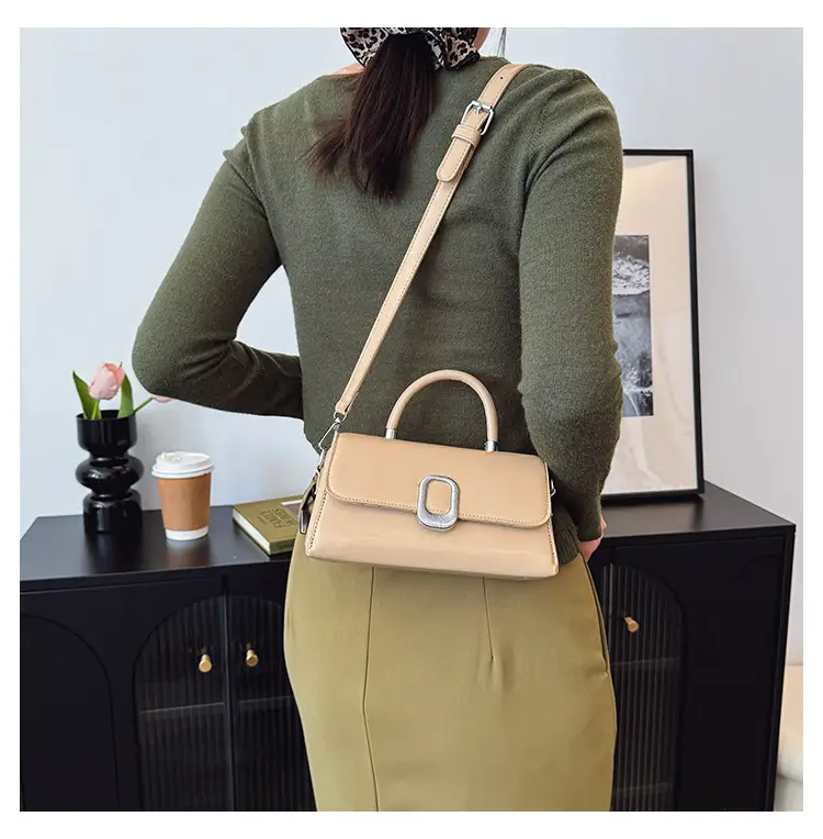 Beige Textured Square Handbag for Women 2026 — feature 33