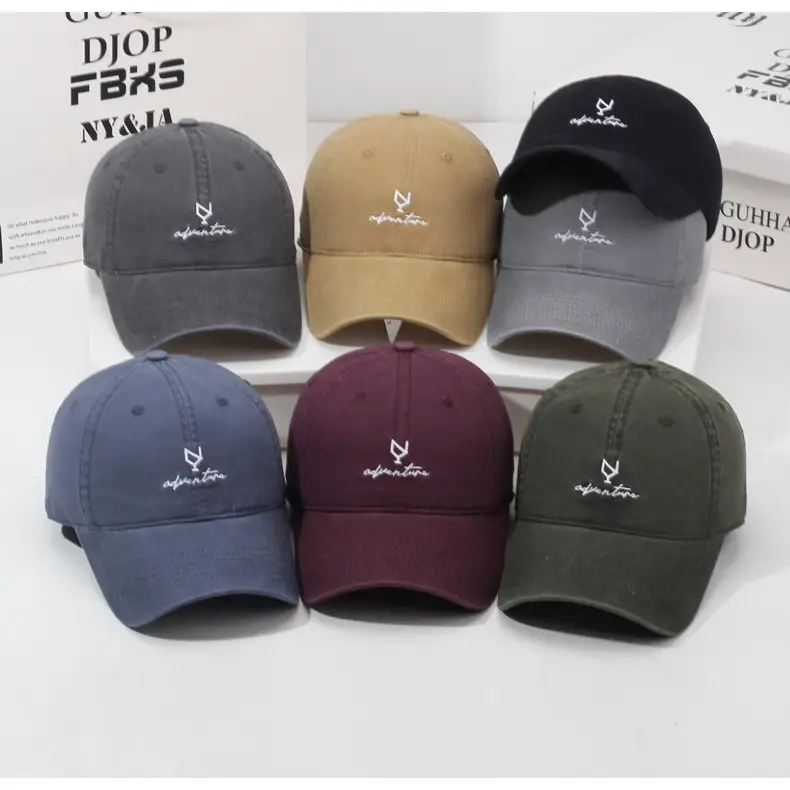 Retro Maroon Baseball Cap with Embroidered Logo — feature 8