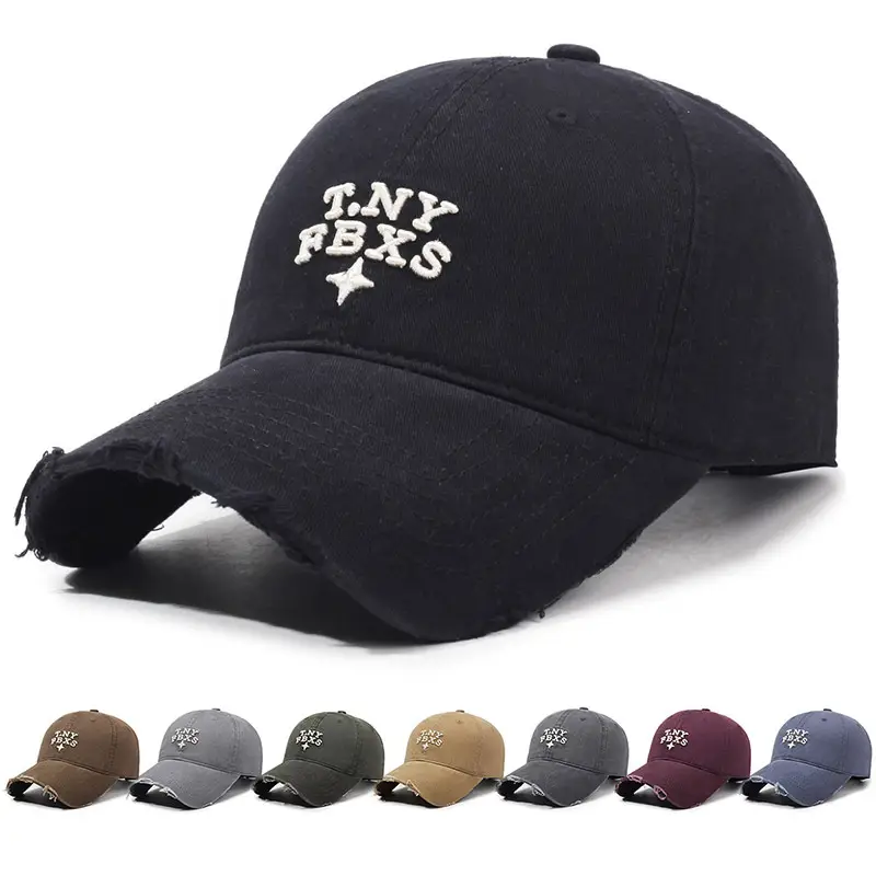 Black Embroidered Baseball Cap for Women & Men - Image 10