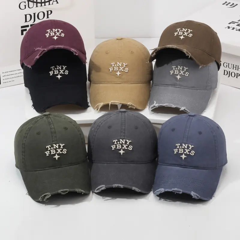 Black Embroidered Baseball Cap for Women & Men - Image 12