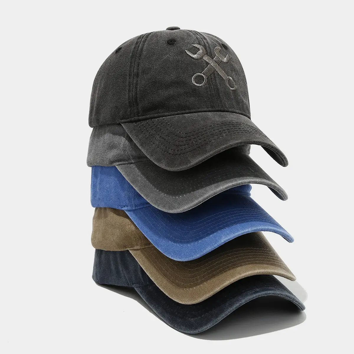 Vintage Distressed Wrench Hat for Men - Image 8