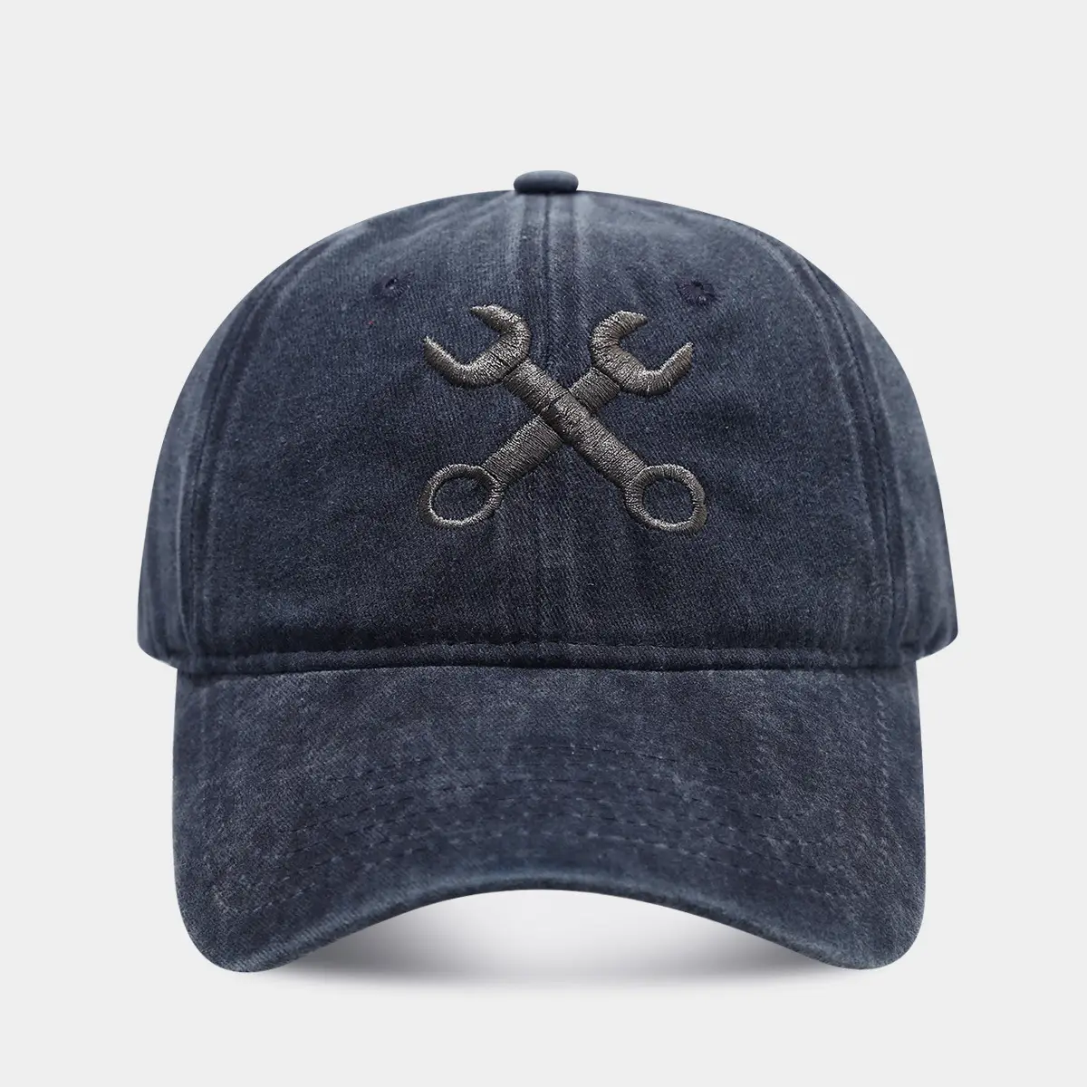 Vintage Distressed Wrench Hat for Men - Image 4
