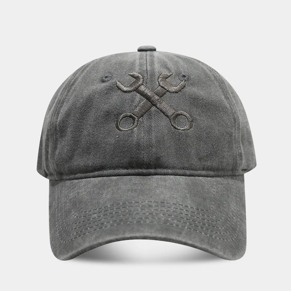 Vintage Distressed Wrench Hat for Men - Image 2