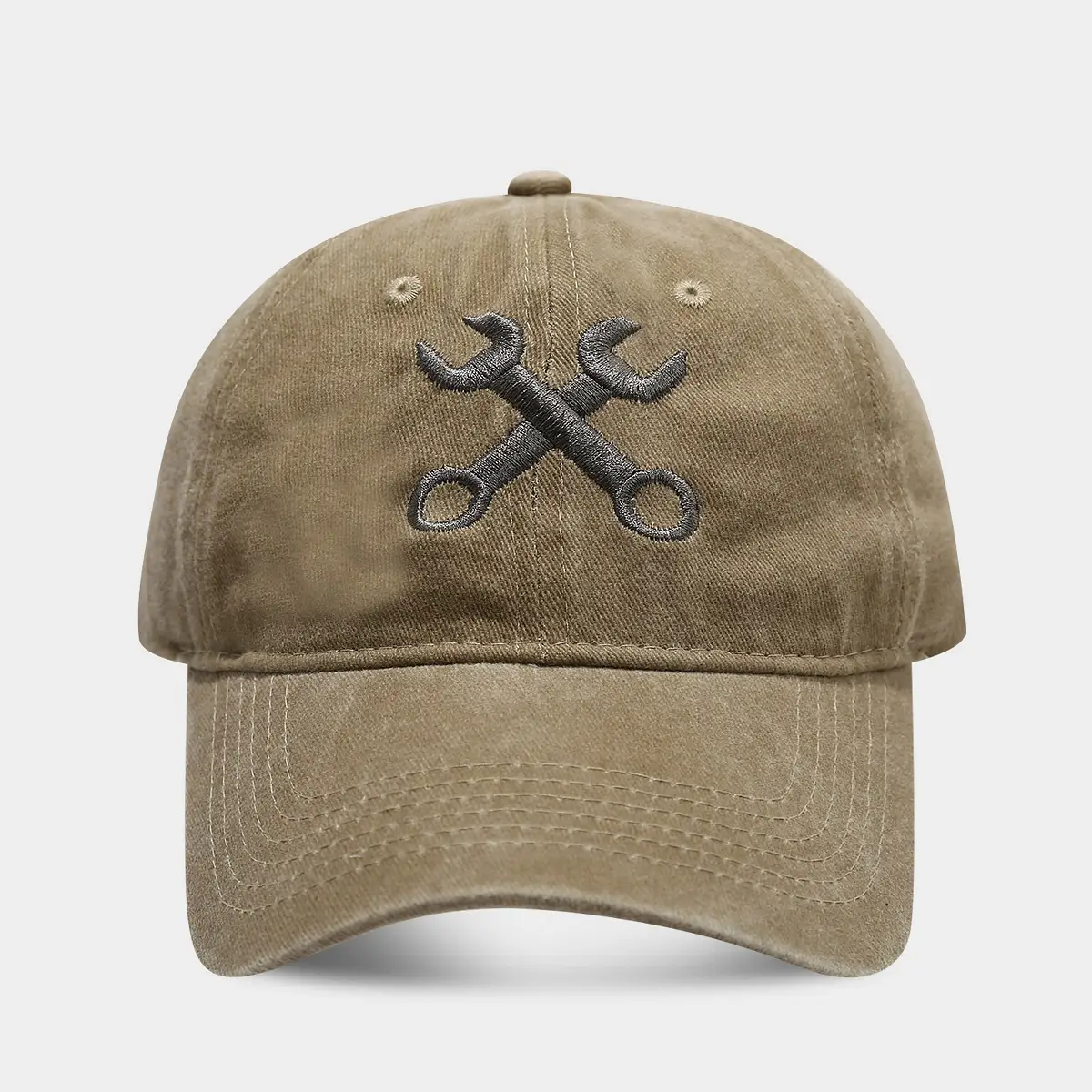 Vintage Distressed Wrench Hat for Men - Image 3