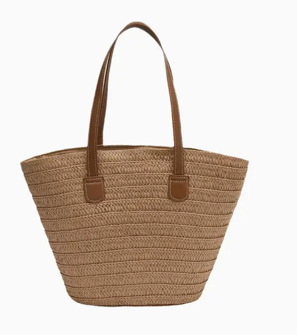 Women's Straw Veggie Basket Bag Large Capacity — feature 10