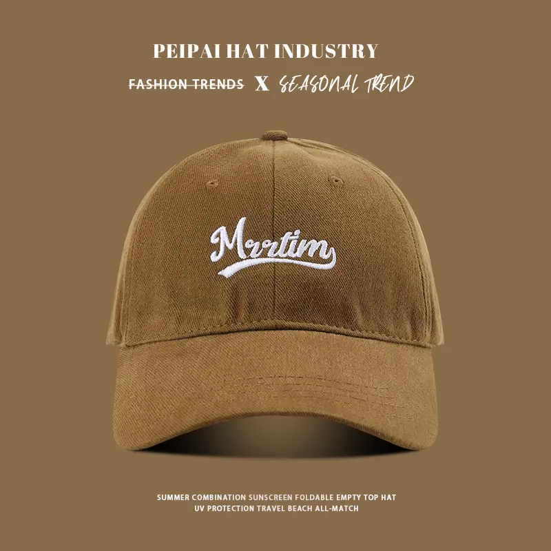 Mortmen Embroidered Baseball Cap Beige — feature 6