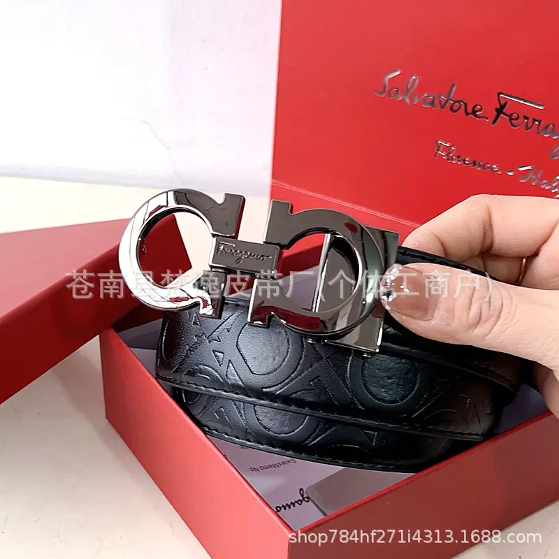 Men's Genuine Leather Belt with 8-Shaped Buckle - Image 12