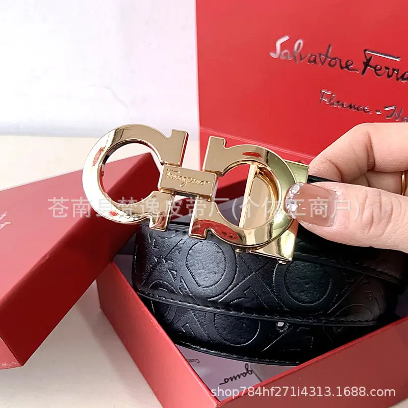 Men's Genuine Leather Belt with 8-Shaped Buckle - Image 9