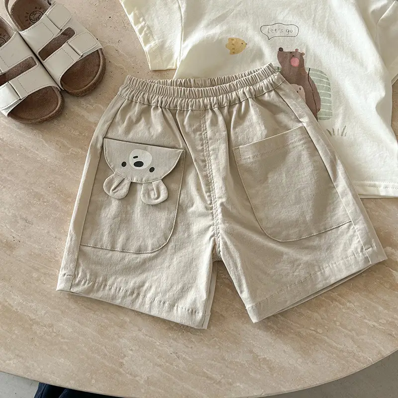 Boys Cotton Cartoon Shorts Summer 2026 - Image 2