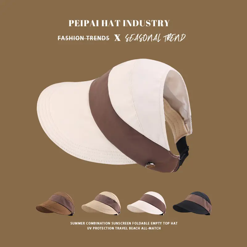 Women's Summer Tie-Pon Hat with Adjustable Strap