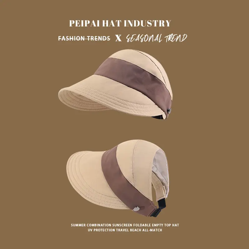 Women's Summer Tie-Pon Hat with Adjustable Strap — feature 5