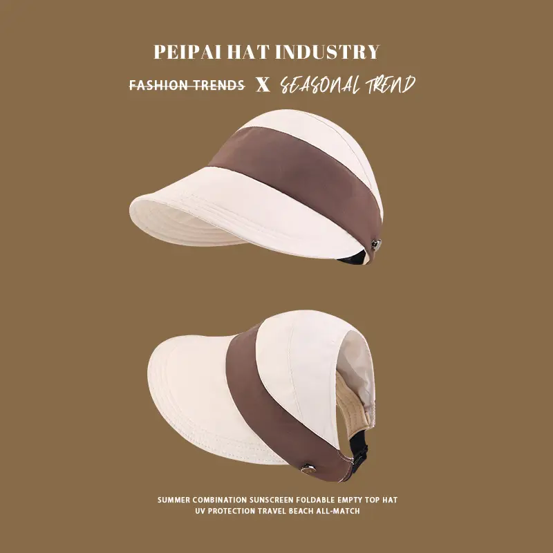 Women's Summer Tie-Pon Hat with Adjustable Strap — feature 6