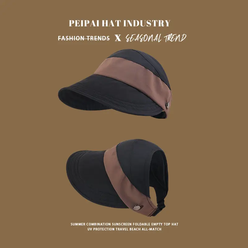 Women's Summer Tie-Pon Hat with Adjustable Strap — feature 8