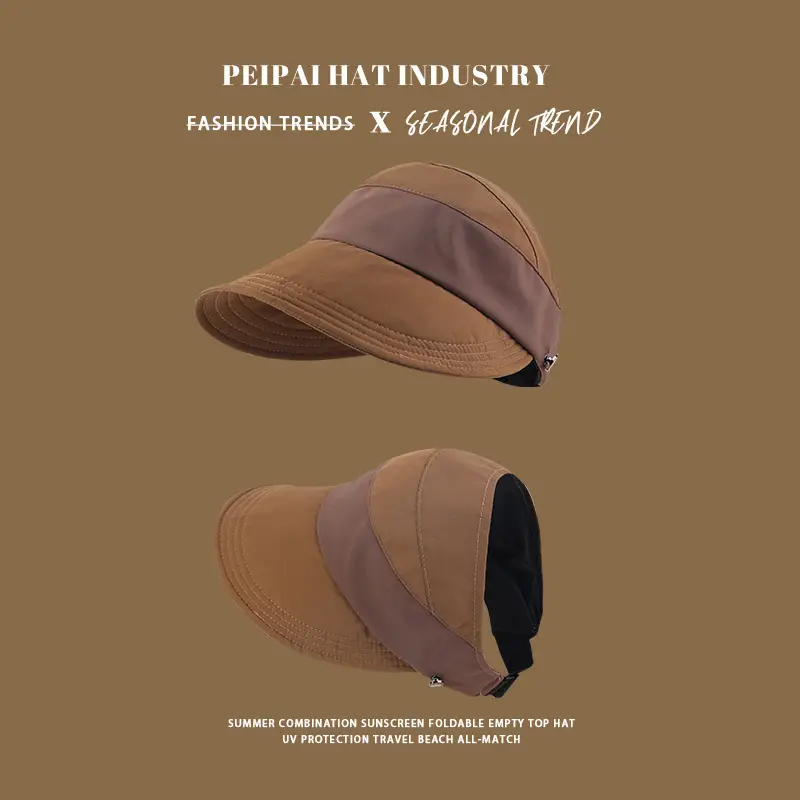 Women's Summer Tie-Pon Hat with Adjustable Strap