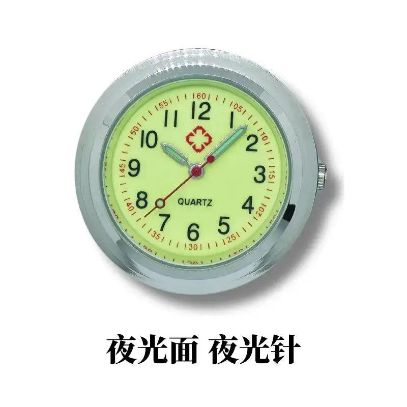 Quartz Watch with White Luminous Face & Black Needle - Image 4