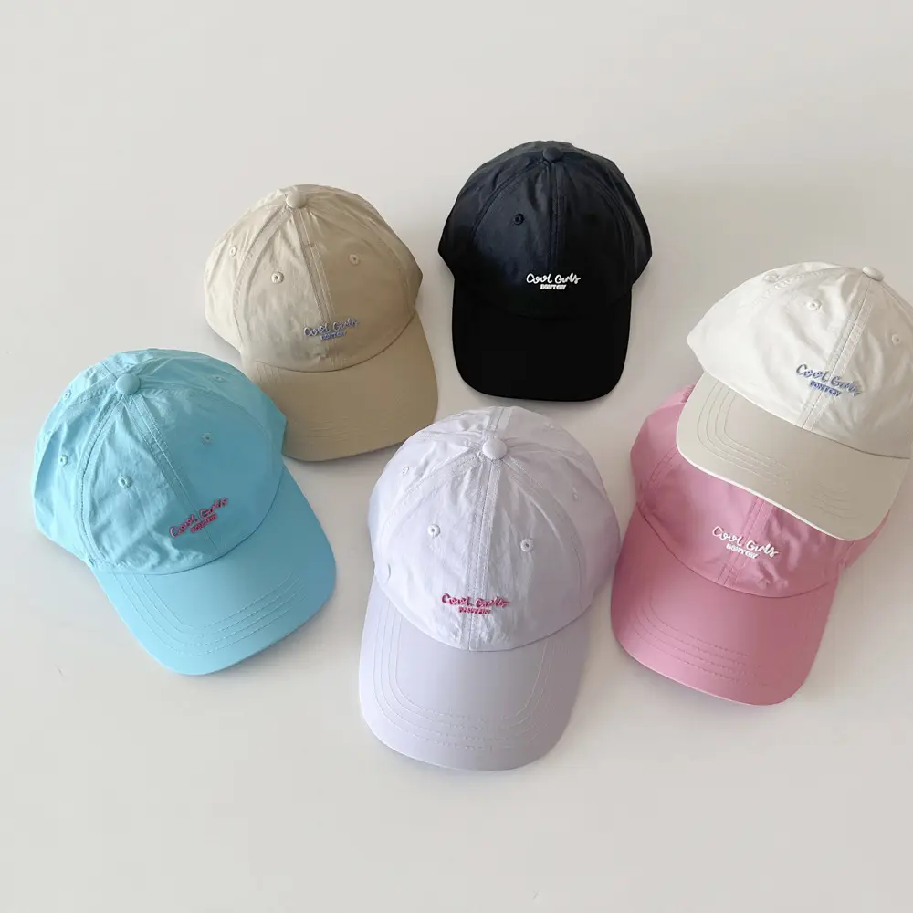 White Letter Sunscreen Cap for Kids Spring Summer - Image 8