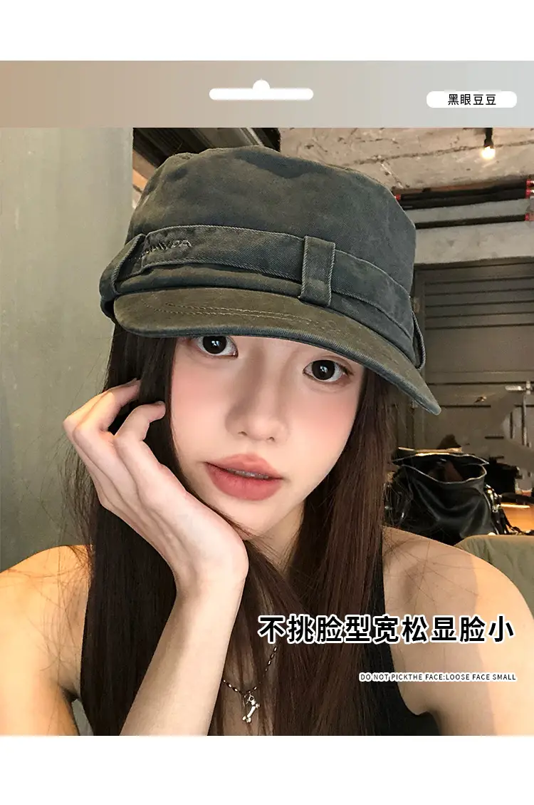 Vintage Distressed Women Flat Cap Spring Summer 2026 — feature 4