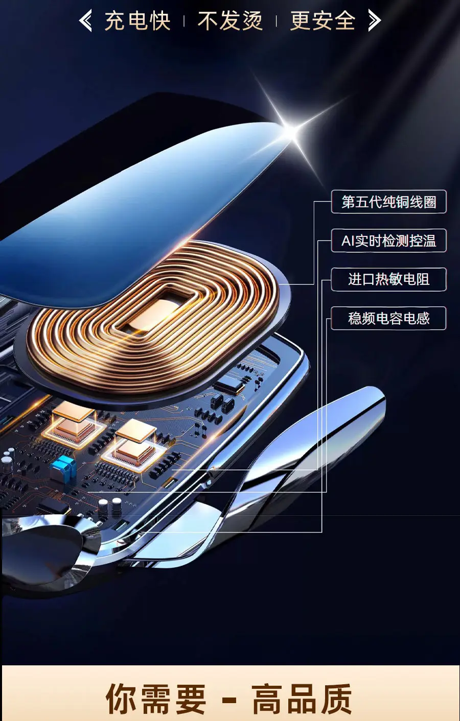 2025 New Car Wireless Phone Charger Stand TOP1 — feature 4
