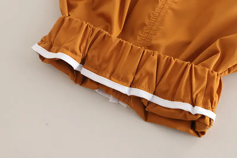2025 Boys Brown UUU Print T-Shirt Shorts Set — feature 12