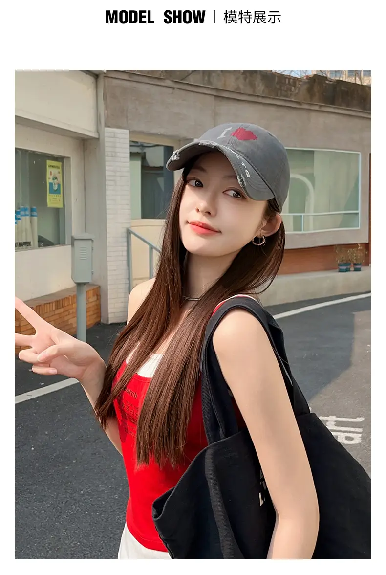 Black Spice Girl Graffiti Cap for Women Men — feature 6