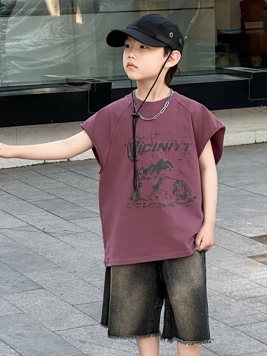 Boys Summer T-Shirt Kids Korean Style 2025 - Image 3