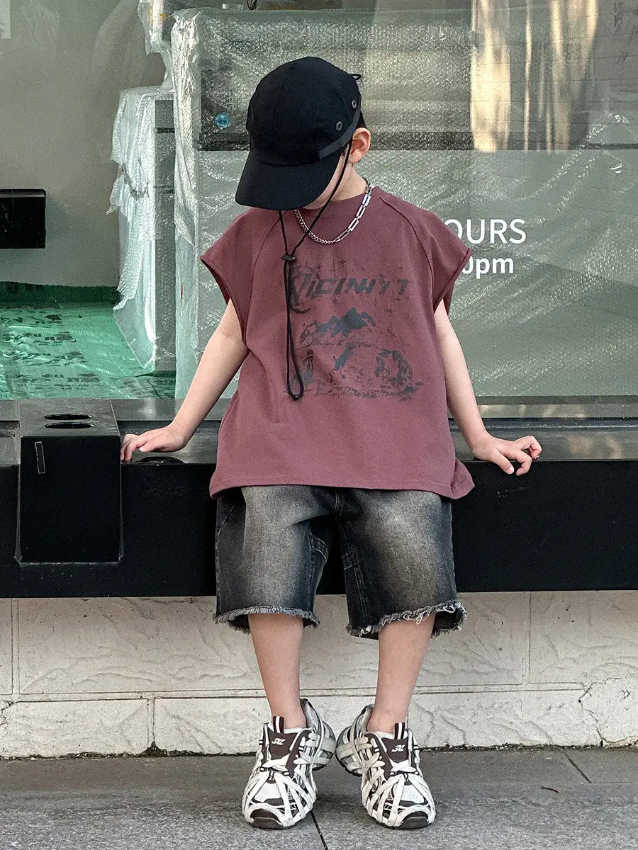 Boys Summer T-Shirt Kids Korean Style 2025 — feature 15