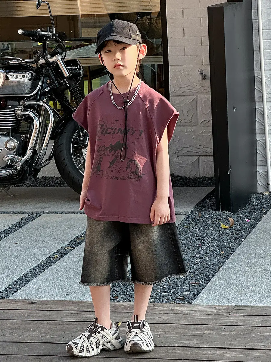 Boys Summer T-Shirt Kids Korean Style 2025 — feature 19