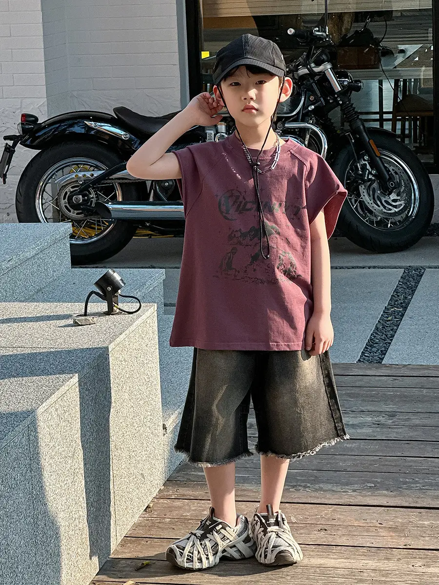 Boys Summer T-Shirt Kids Korean Style 2025 — feature 21