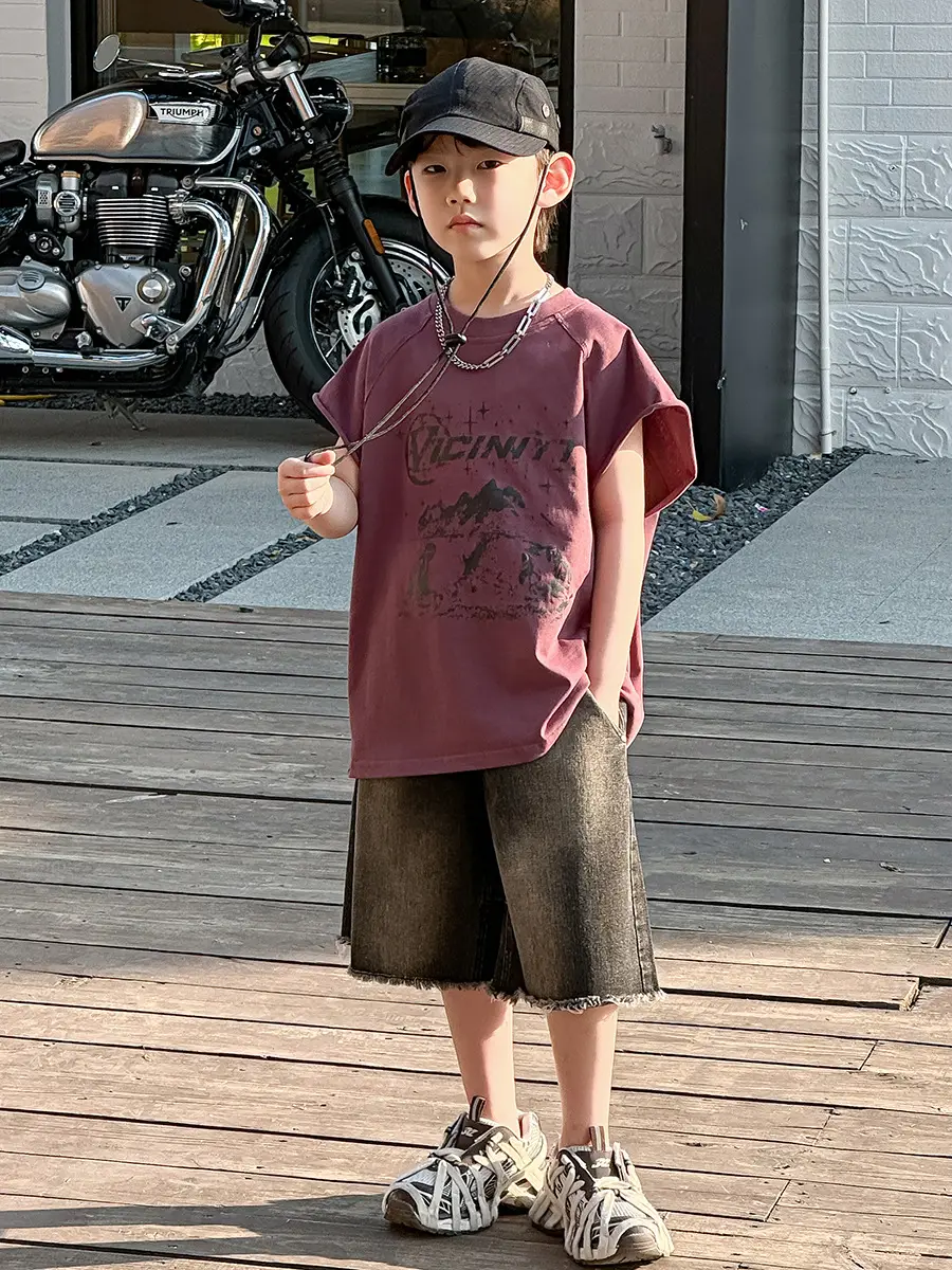 Boys Summer T-Shirt Kids Korean Style 2025 — feature 24