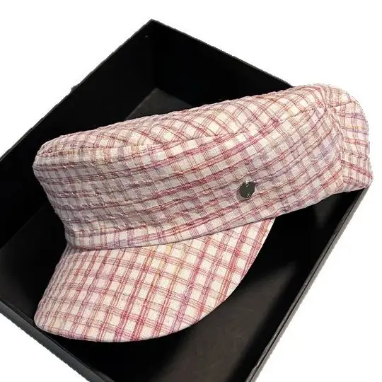 Women Plaid Baseball Cap Spring Summer Lightweight Sun Hat - Image 7