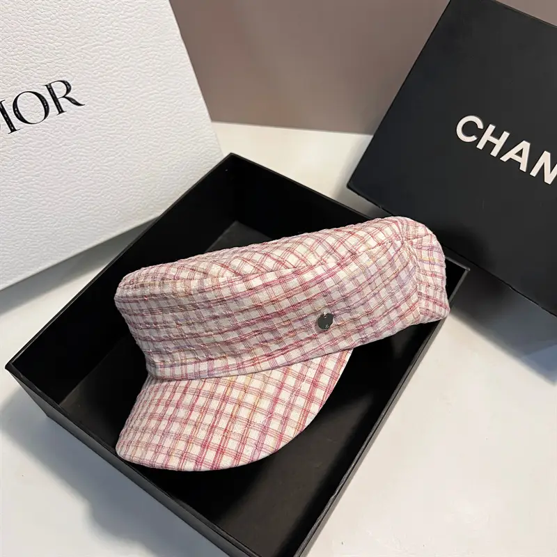 Women Plaid Baseball Cap Spring Summer Lightweight Sun Hat — feature 7