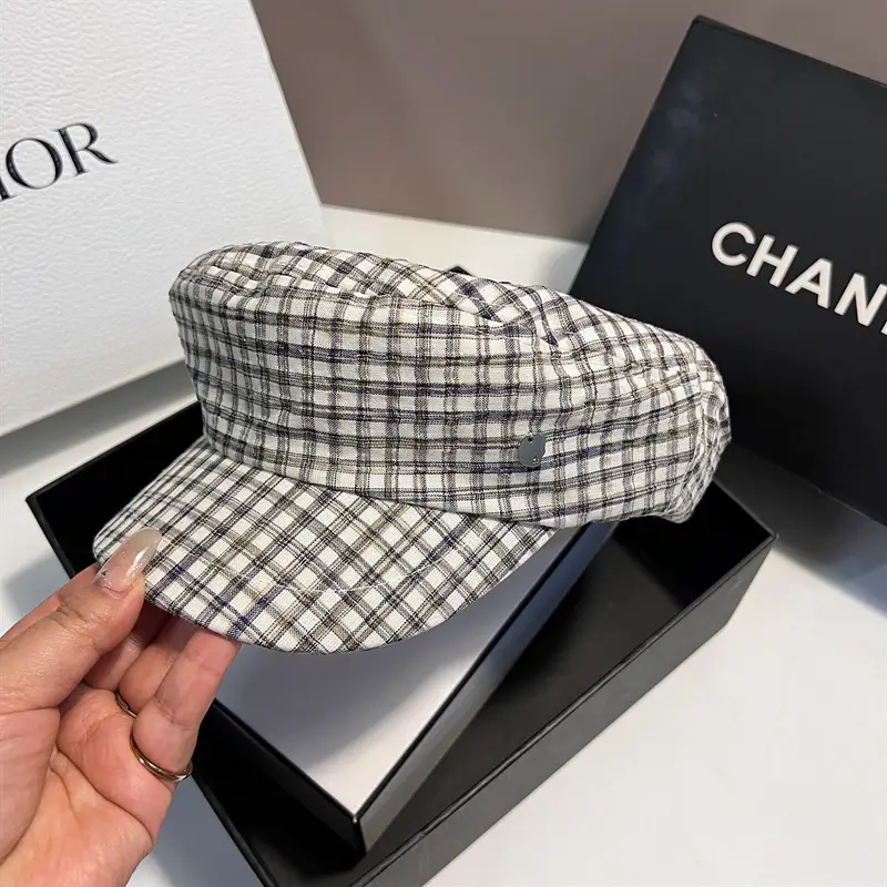 Women Plaid Baseball Cap Spring Summer Lightweight Sun Hat — feature 9