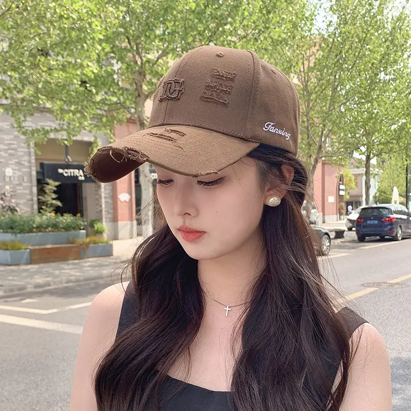 Women's 3D Letter Embroidered Baseball Cap Sunshade