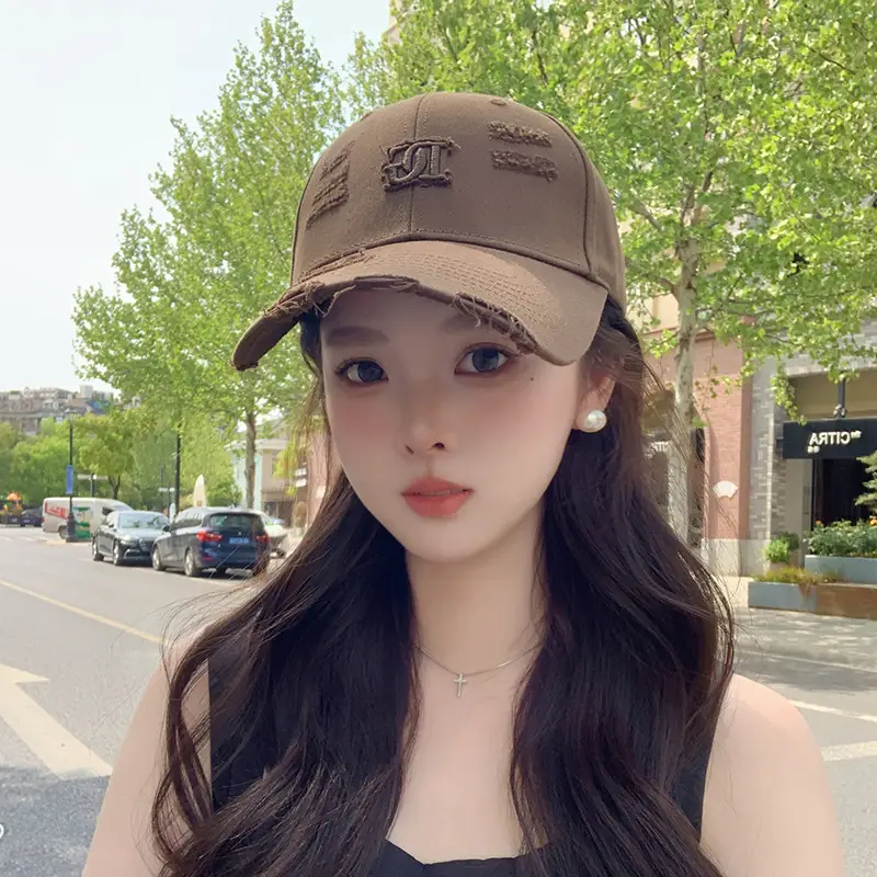 Women's 3D Letter Embroidered Baseball Cap Sunshade