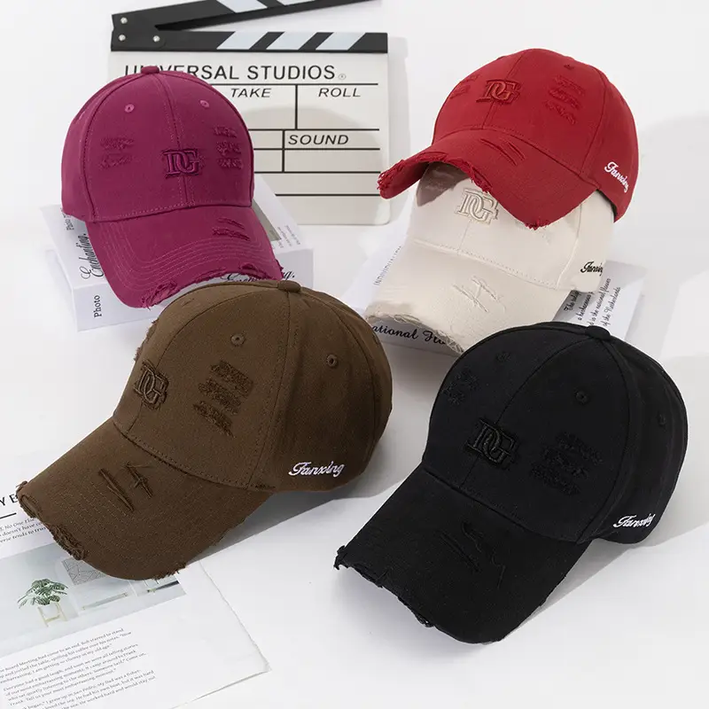 Women's 3D Letter Embroidered Baseball Cap Sunshade — feature 21