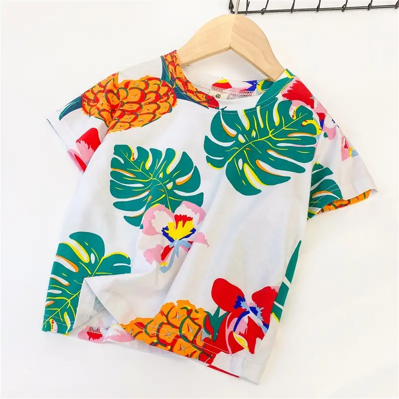 Black Haima Boys T-Shirt Striped Cotton Green White — feature 7