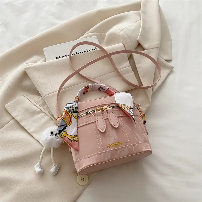 Trendy Pink Green Women's Small Handbag 2026 - Image 2