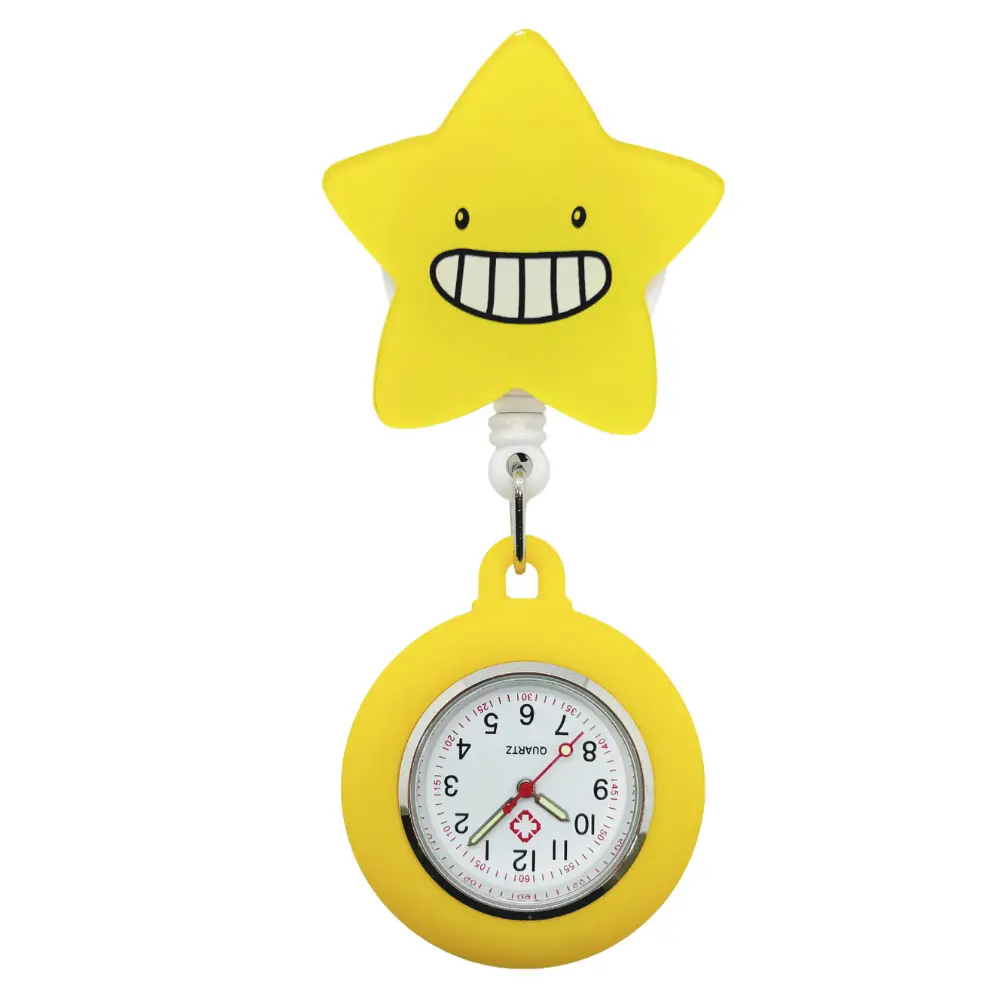 Luminous Nurse Watch Women's Exam Cute Pocket Student Doctor Hanging Watch Retractable Clip Waterproof Chest Pocket Watch - Image 11