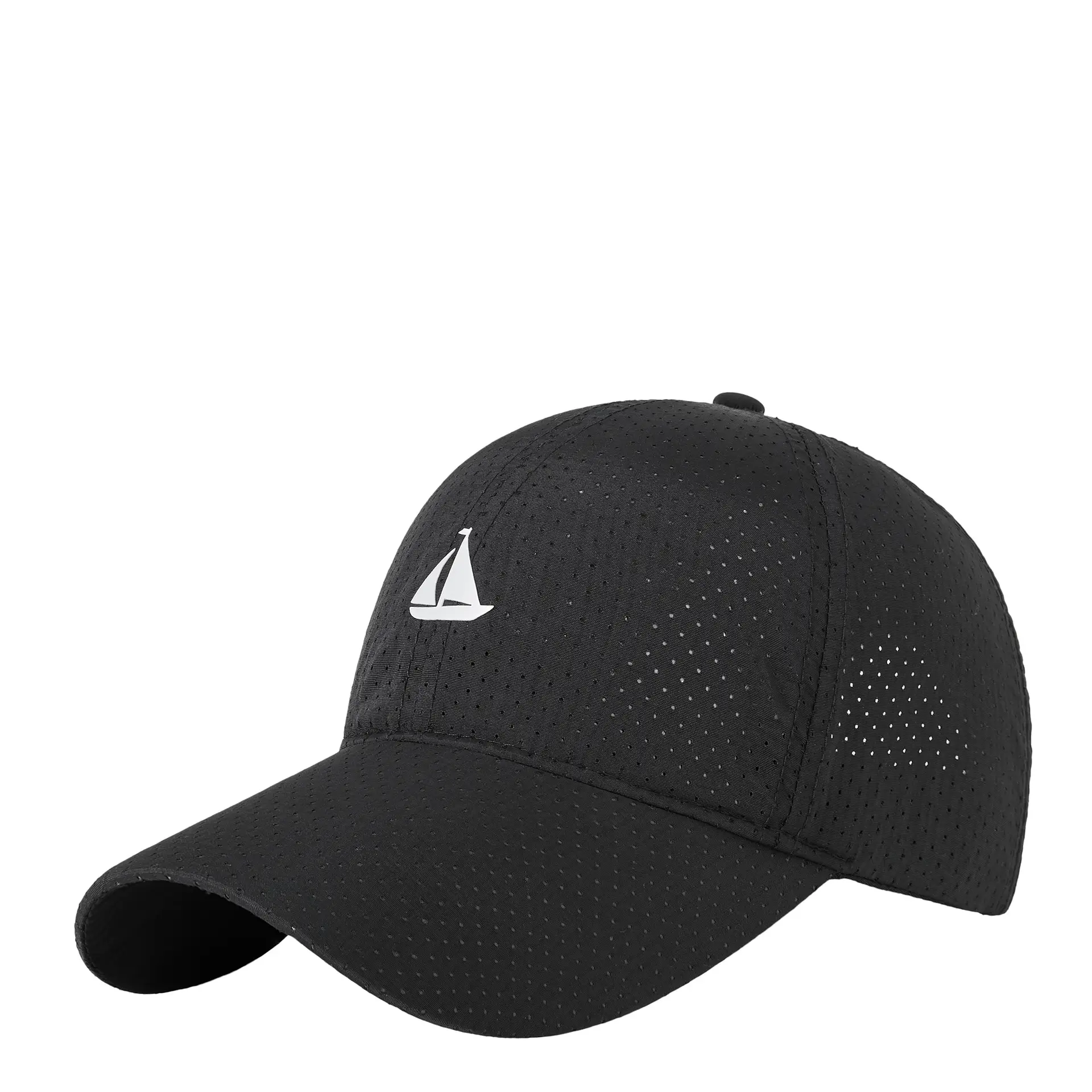 Men's Grey Perforated Baseball Cap 2025 - Image 13