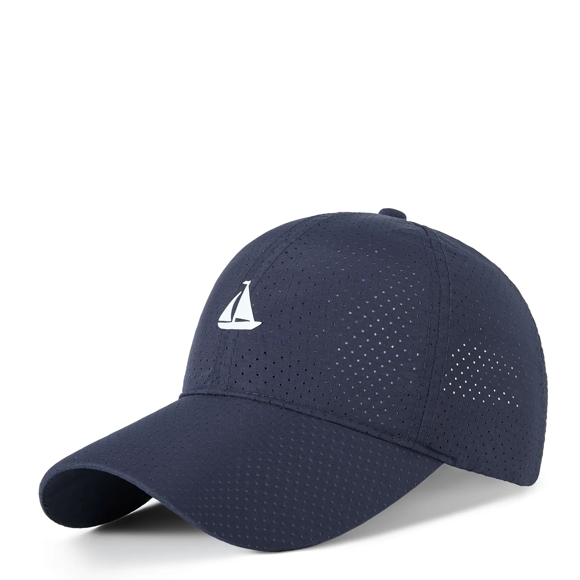 Men's Grey Perforated Baseball Cap 2025 - Image 2