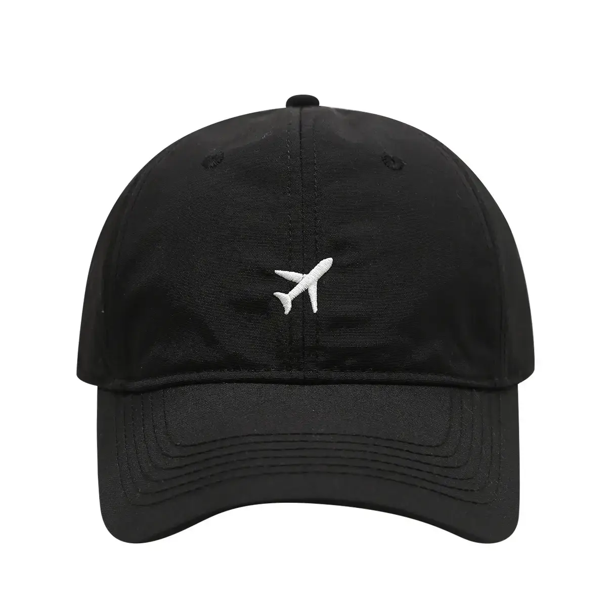 Men's Black & Grey Baseball Caps with Embroidered Logo - Image 8