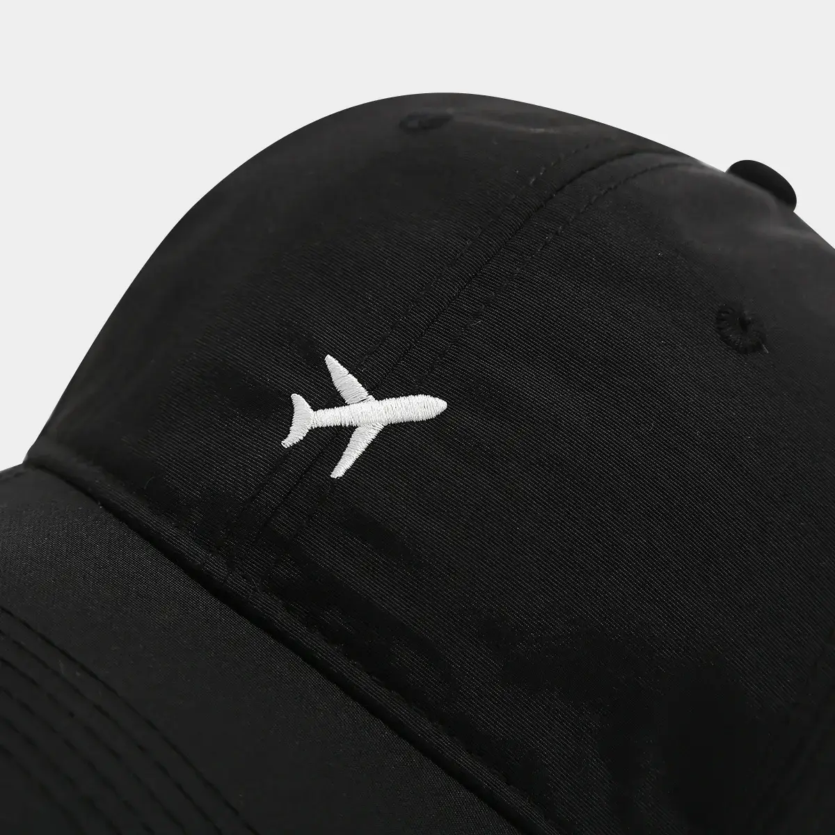 Men's Black & Grey Baseball Caps with Embroidered Logo — feature 9