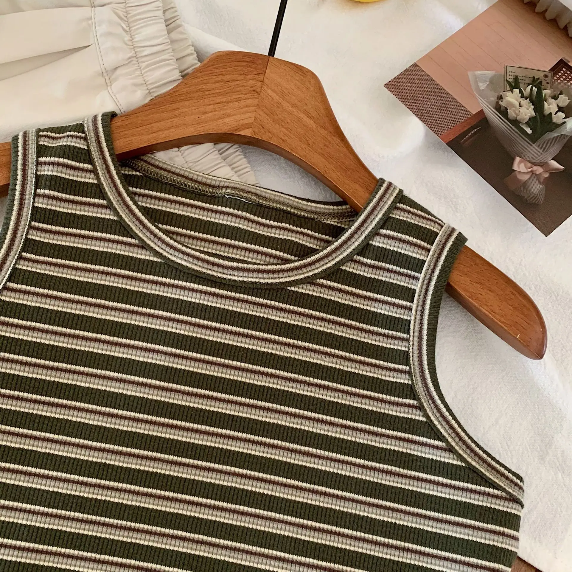 Children Striped Sleeveless Vest Set for Boys 2025 — feature 3