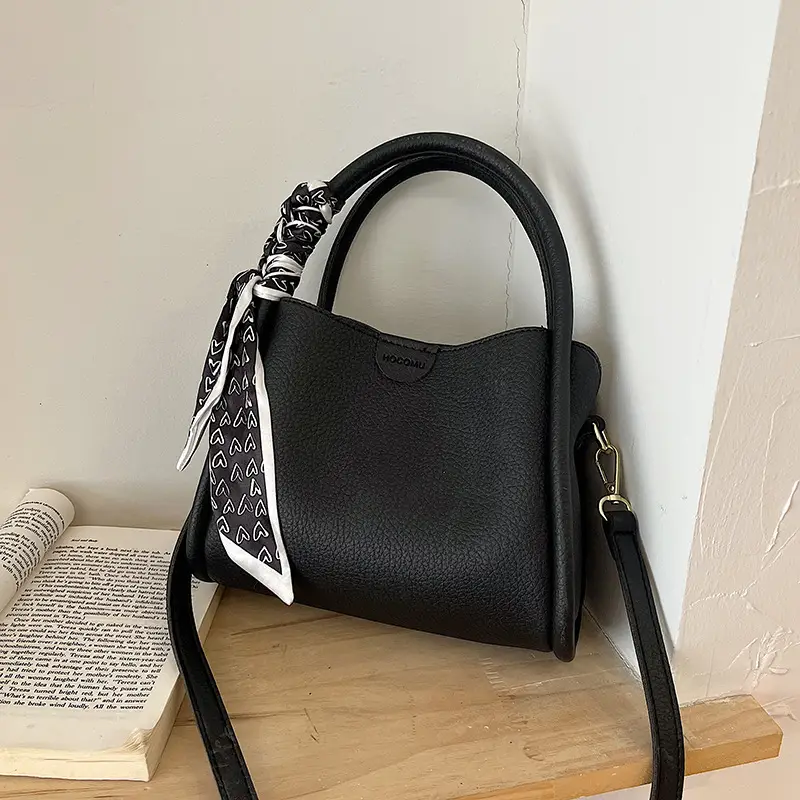 Women's Brown Cowhide Crossbody Scarf Bag 2025